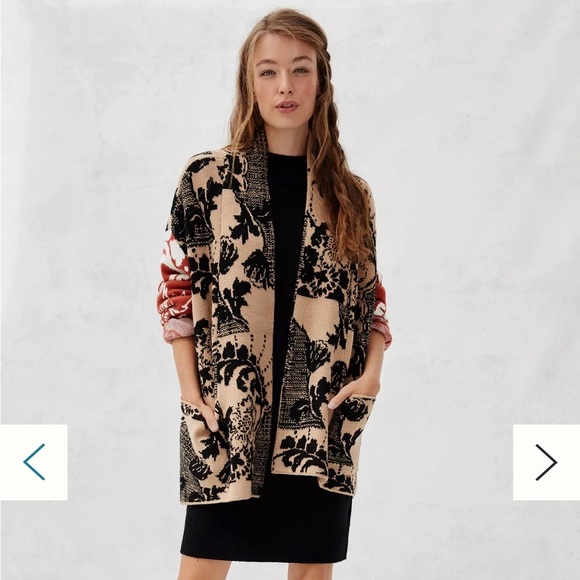 Anthropologie Lola Cocoon Sweater Cardigan Coat Coatigan - Picture 5 of 10